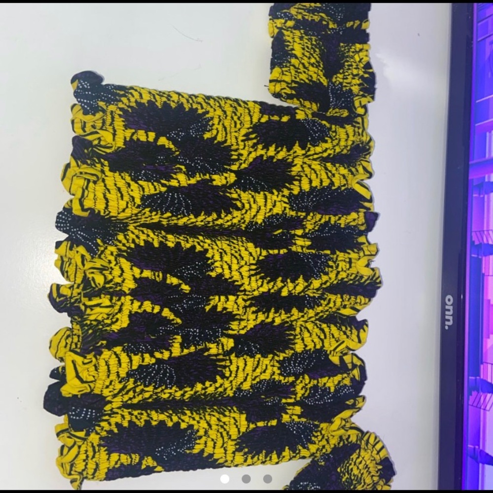 AFRICAN PRINT CROP TOP